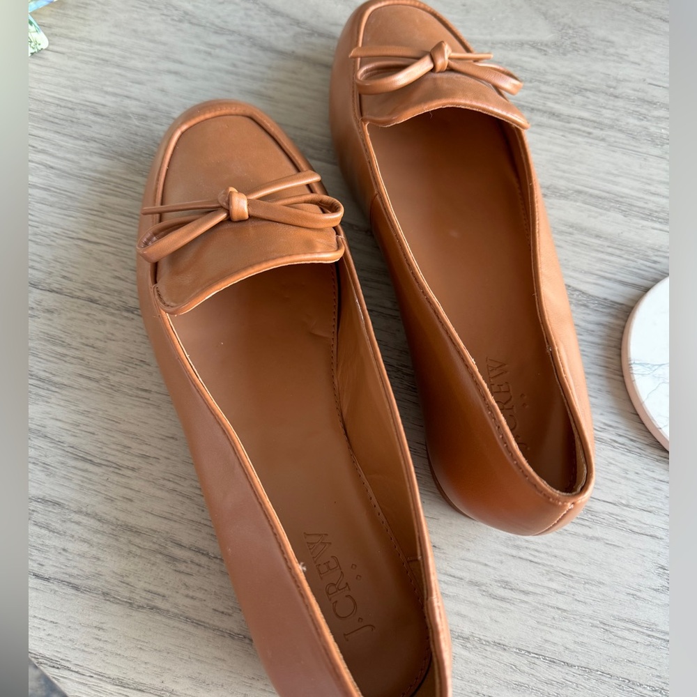 Jcrew Tan Flats - Size 8
